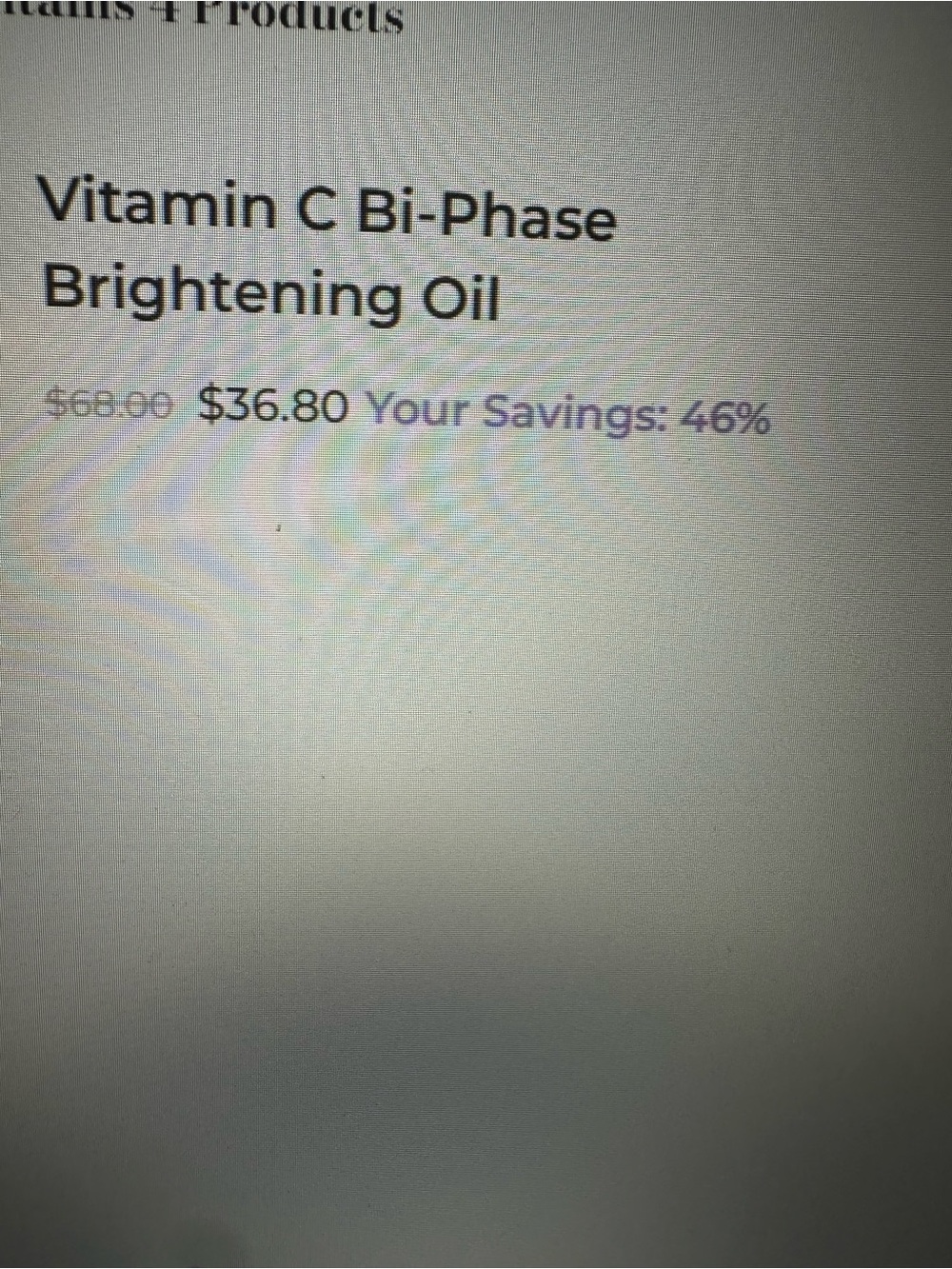 Meaningful Beauty Golden Vitamin C Brightening Oil - Picture 2 of 5